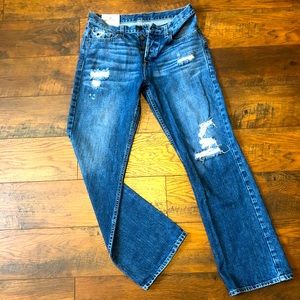 High Rise Hollister Straight Leg Jean 31 x 30 Boot